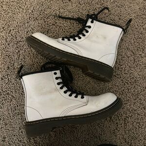 White Doc martens